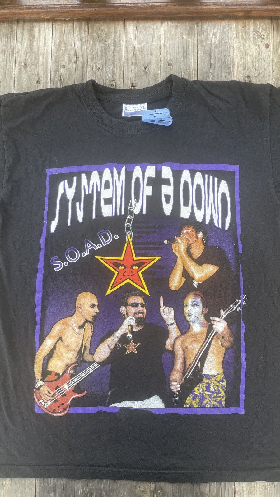 Band Tees Vintage 90s Band System Of A Down Size US XL / EU 56 / 4 - 3 Thumbnail