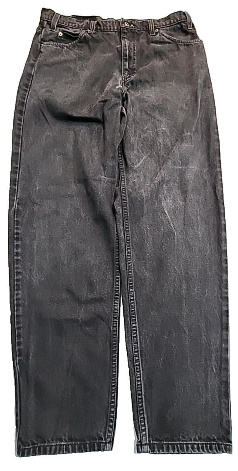Levi's Levi's 550 Black Jeans Actual 34Wx31 Relaxed Fit Tapered Leg Size US 34 / EU 50 - 6 Thumbnail