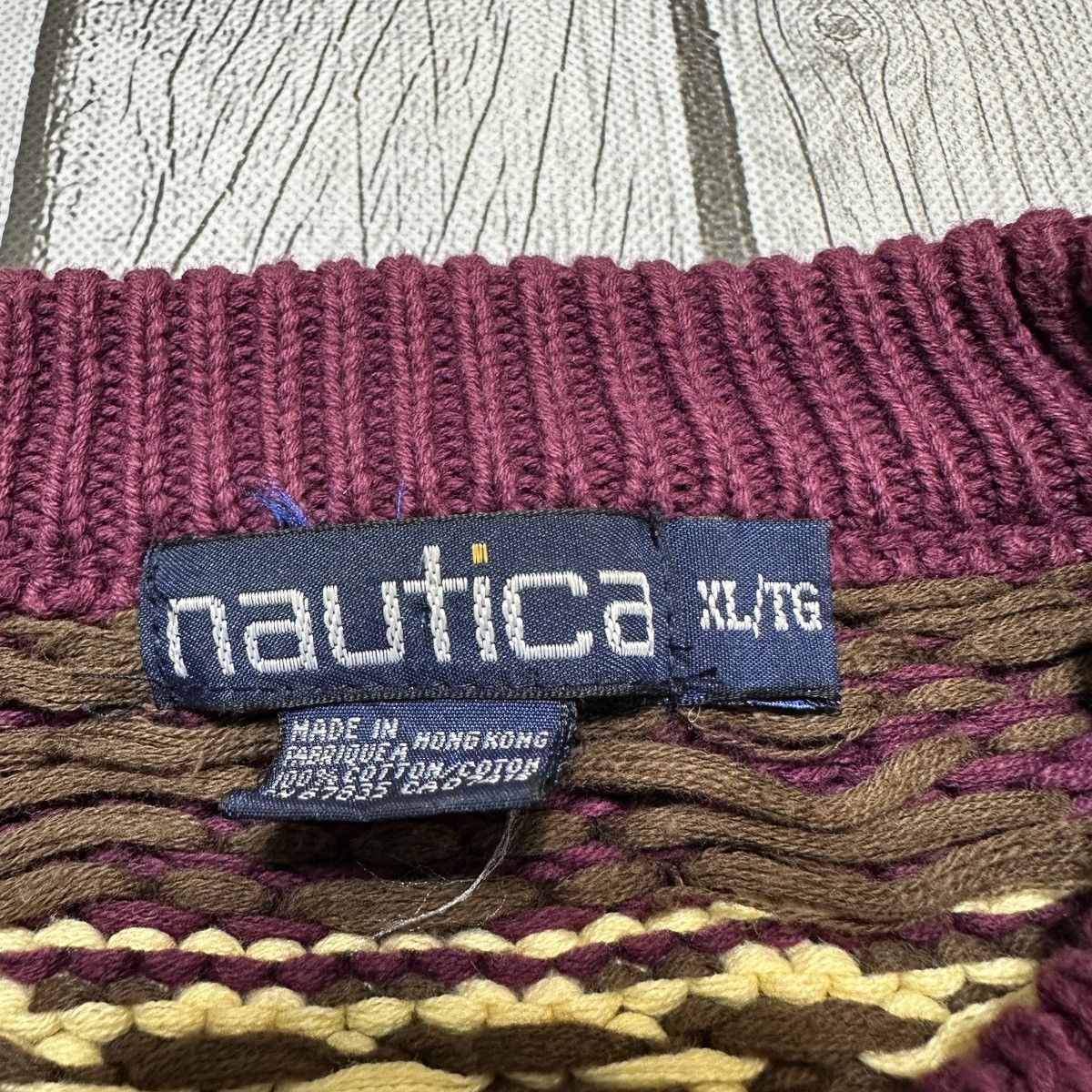 Nautica Vintage Nautica sweater Size US XL / EU 56 / 4 - 4 Thumbnail