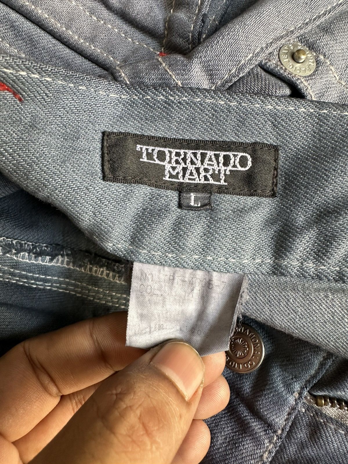 FLARE Tornado Mart Hand Dyed Denim