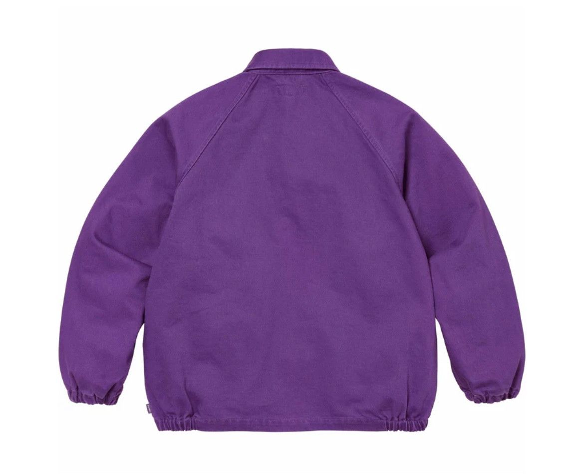 Supreme Supreme Arc Denim Coaches Jacket Purple XL | Grailed