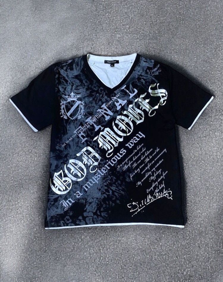 If Six Was Nine × Japanese Brand × Le Grande Bleu (L.G.B.) Japanese Brand - Slash Ahead Poem T Shirt IfSixWasNine Size US M / EU 48-50 / 2 - 4 Thumbnail