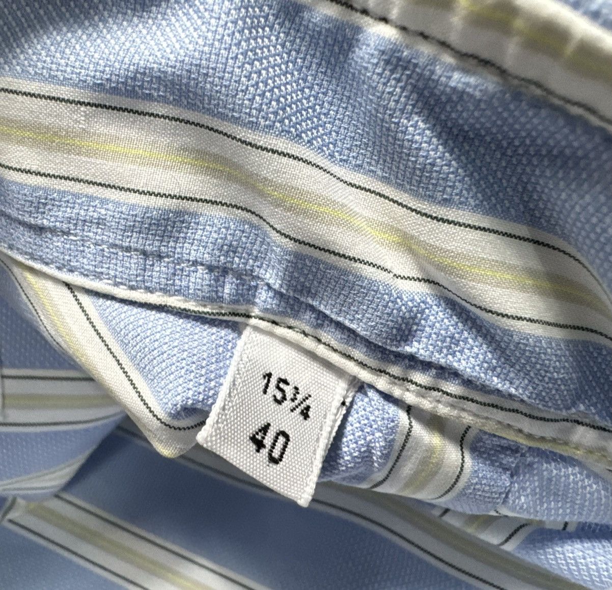 Hermes Hermes Striped Button Up Shirt Luxury Vintage Size US L / EU 52-54 / 3 - 6 Thumbnail