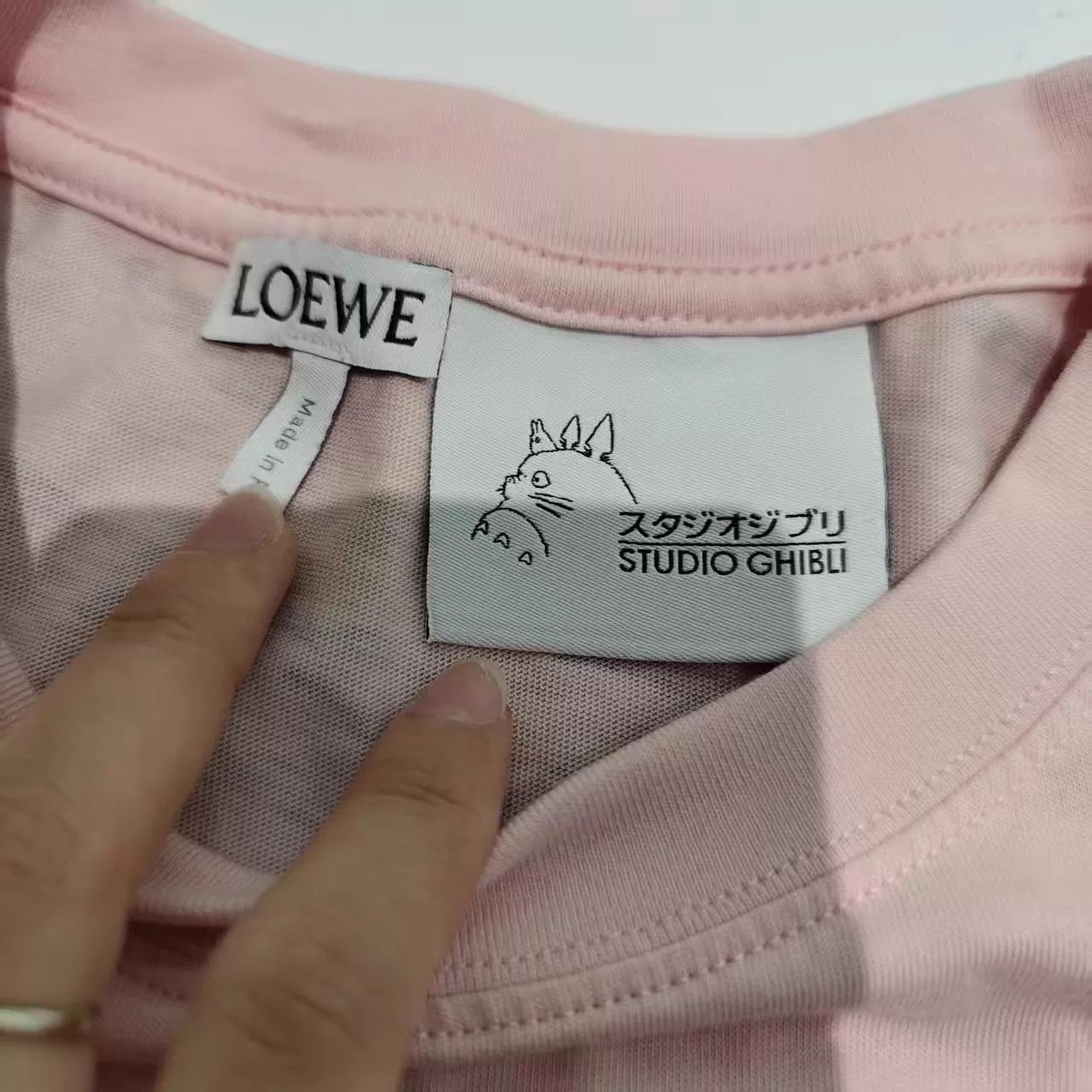 Loewe LOEWE x Totoro Pink T- Shirt S Size S / US 4 / IT 40 - 3 Thumbnail