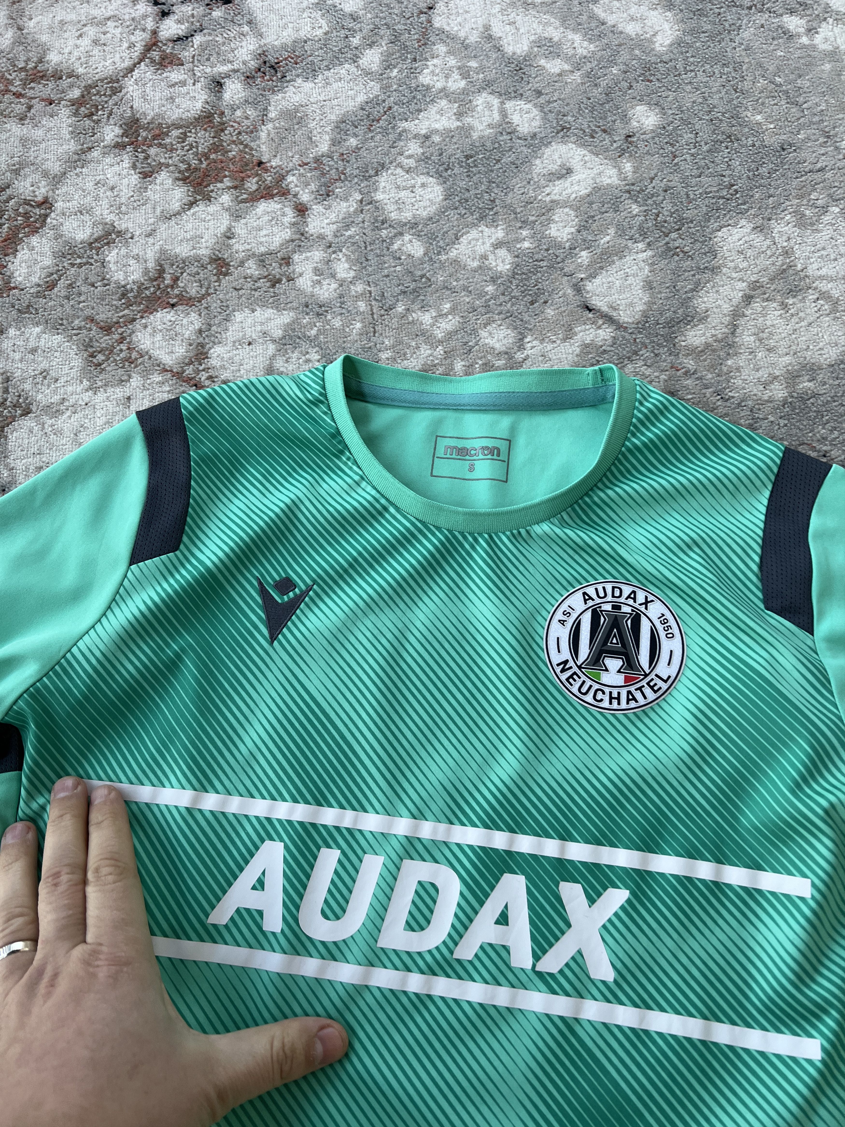 Macron Audax Neuchatel Macron Football Jersey Size US S / EU 44-46 / 1 - 2 Thumbnail