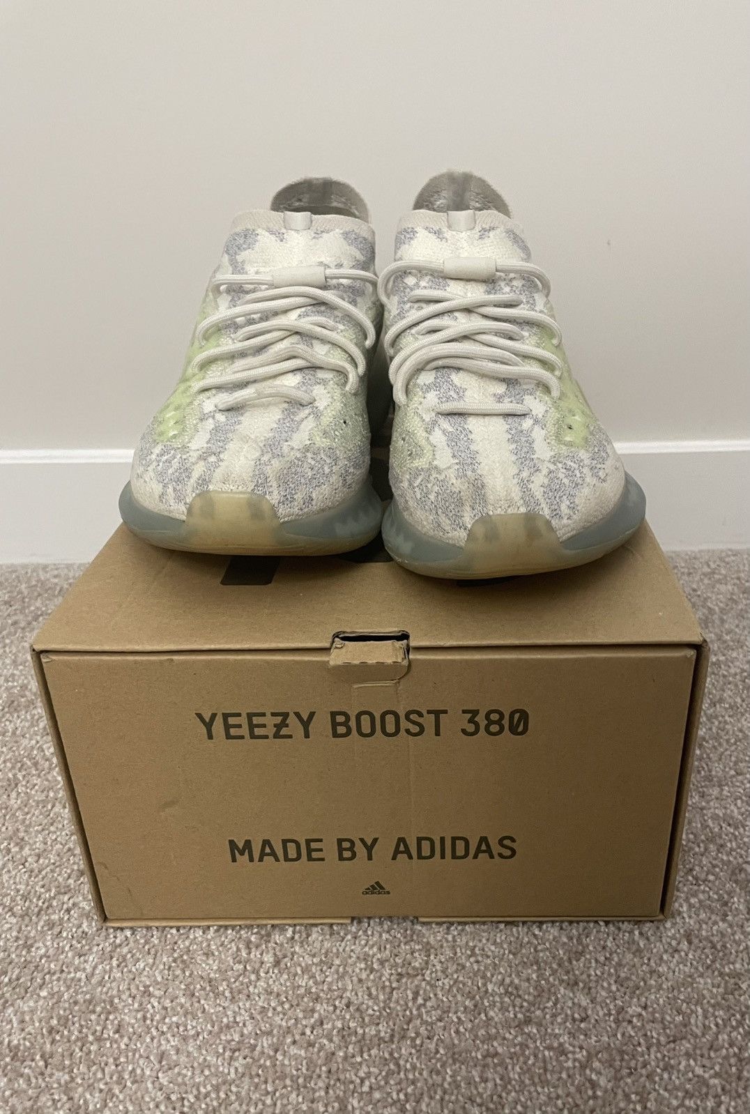 Adidas × Yeezy Yeezy 380 Alien Blue Size US 12 / EU 45 - 1 Thumbnail