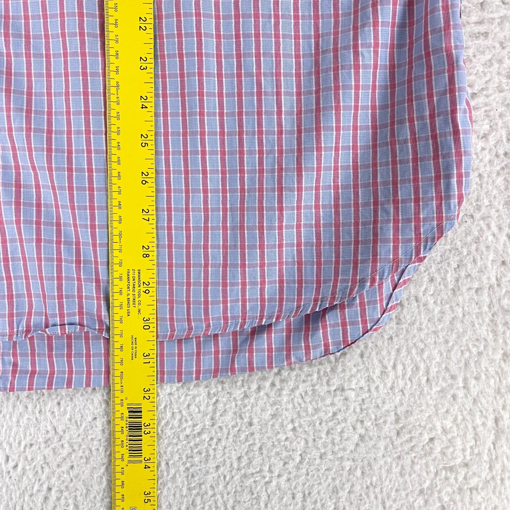 Vintage VINTAGE Gitman Bros. Button-Up Dress Shirt Mens XXL Blue Plaid Long Sleeve USA Size 48R - 7 Thumbnail