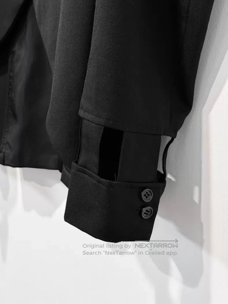 Comme des Garcons Comme Des Garcons Deconstructed panelled openwork blazer| Size L / US 10 / IT 46 - 1 Thumbnail