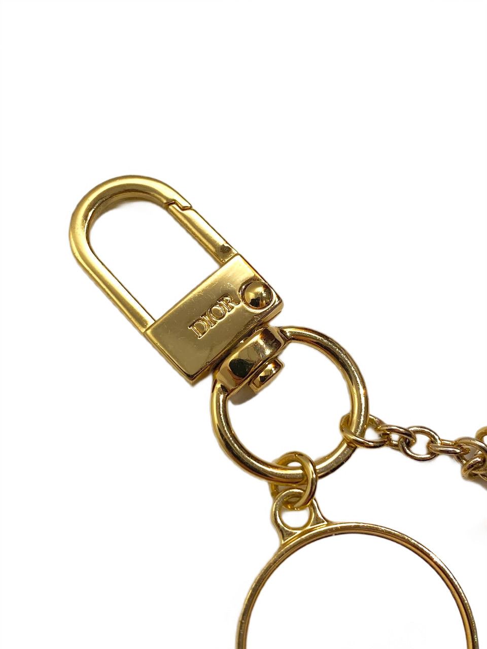 Dior Dior Jadore Gold Logo Bag Charm Key Ring Size ONE SIZE - 5 Thumbnail