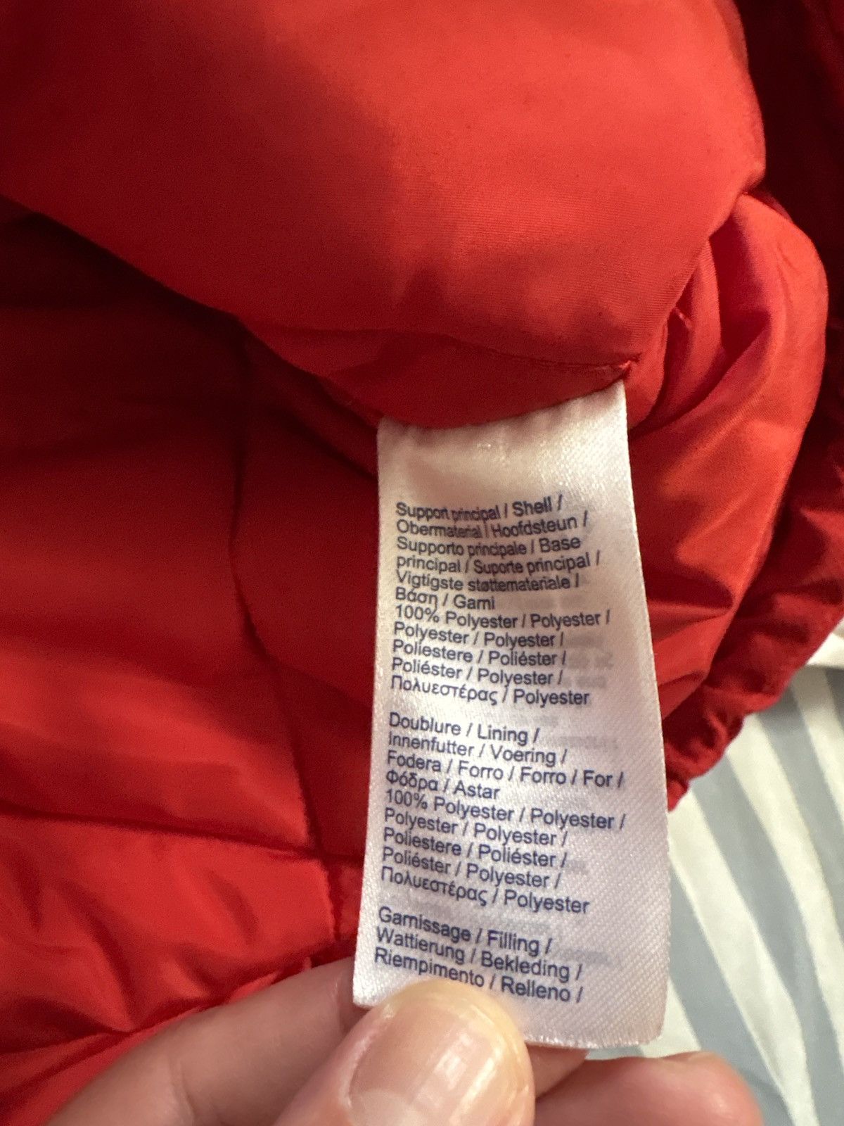 Lacoste × Supreme Puffy Half Zip Up Jacket ( FW19 ) Size US L / EU 52-54 / 3 - 9 Thumbnail