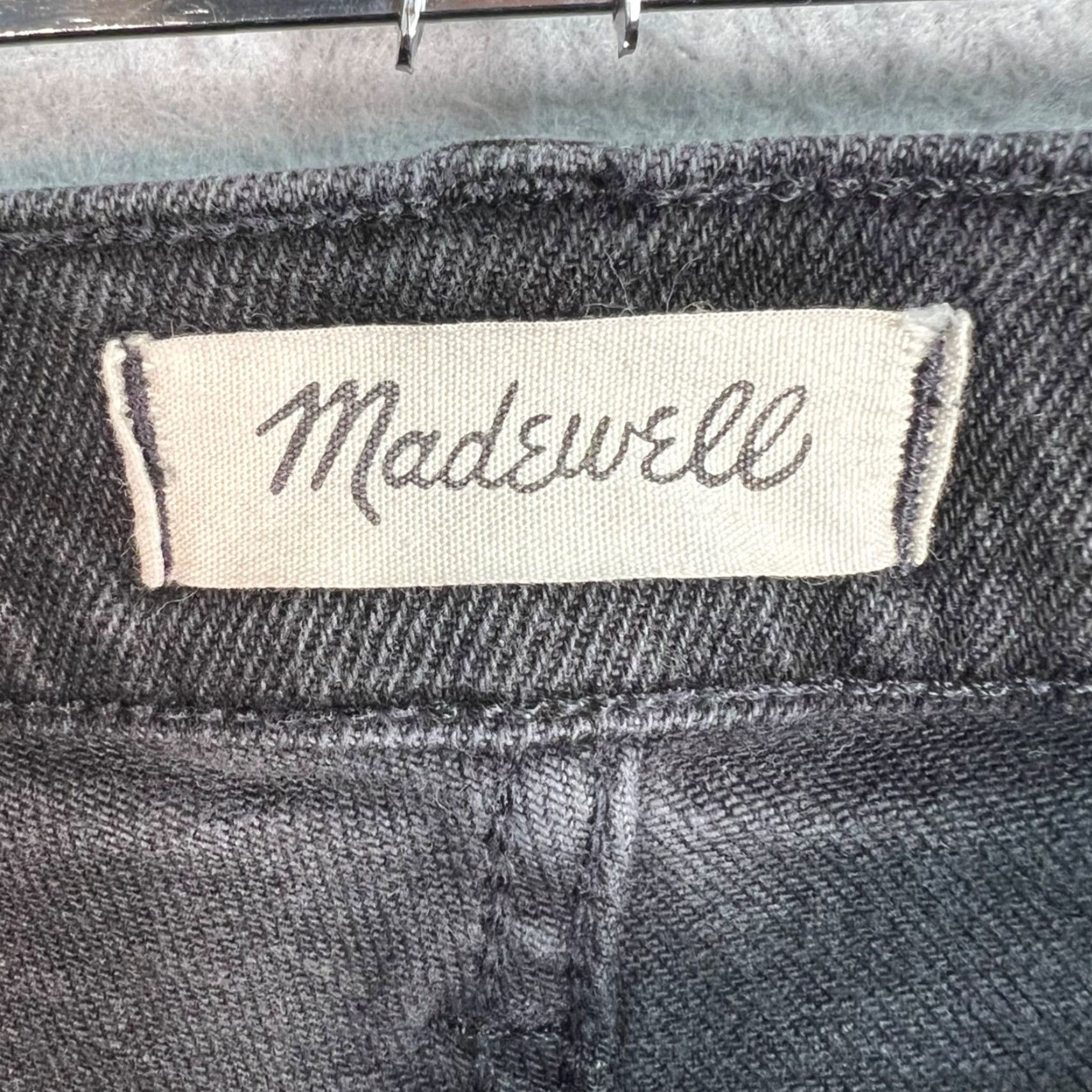 Madewell Madewell Cali Demi-Boot Jeans Denim Black Wash Womens Size 29 Bootcut Jeans 5-Pocket Design High Rise Adult Womens Black Madewell Cali Demi-Boot Jeans Size 29" - 3 Thumbnail