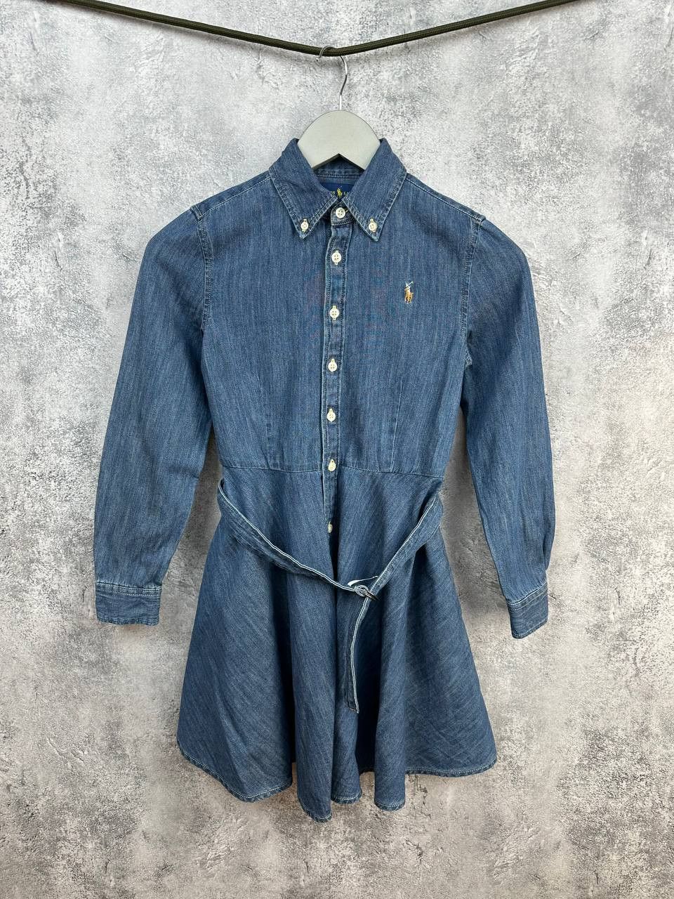 Ralph Lauren Ralph Lauren Kids Girls Denim Shirt Dress with Belt Blue Size XXS / US 00 / IT 34 - 1 Thumbnail