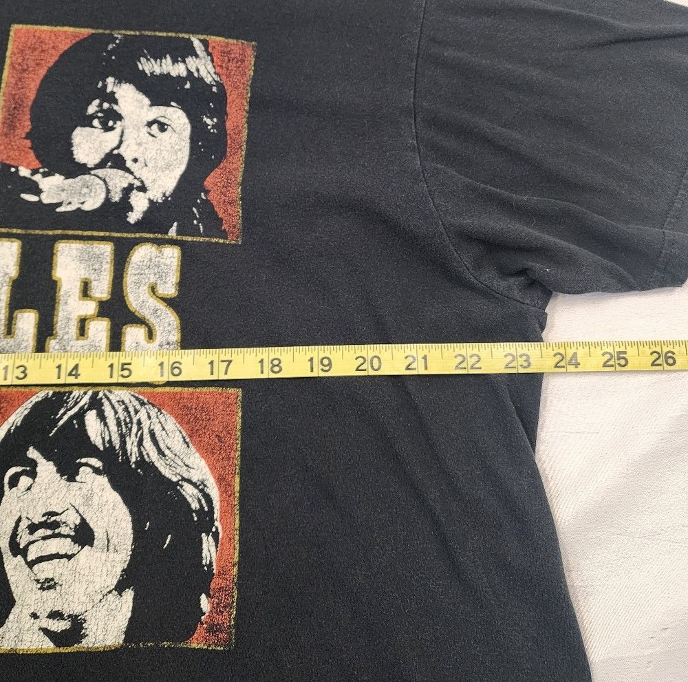 Vintage The Beatles Black Band Graphic Tee Shirt Regular Fit Size US XL / EU 56 / 4 - 5 Thumbnail
