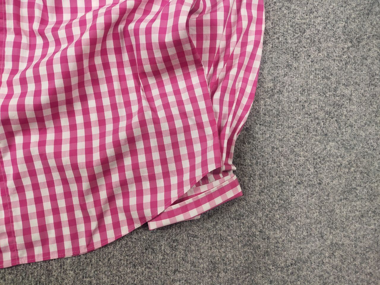 Etro Etro Italy Design Regular Fit pink checked Long sleeve Shirt Size US XL / EU 56 / 4 - 8 Thumbnail