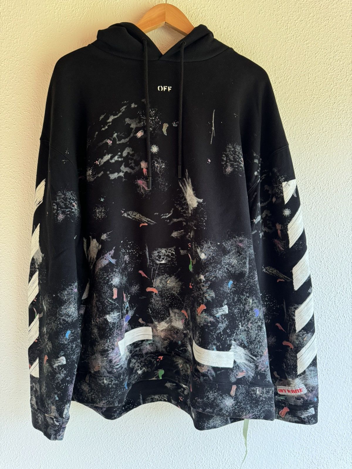 Paint spill galaxy hoodie hotsell