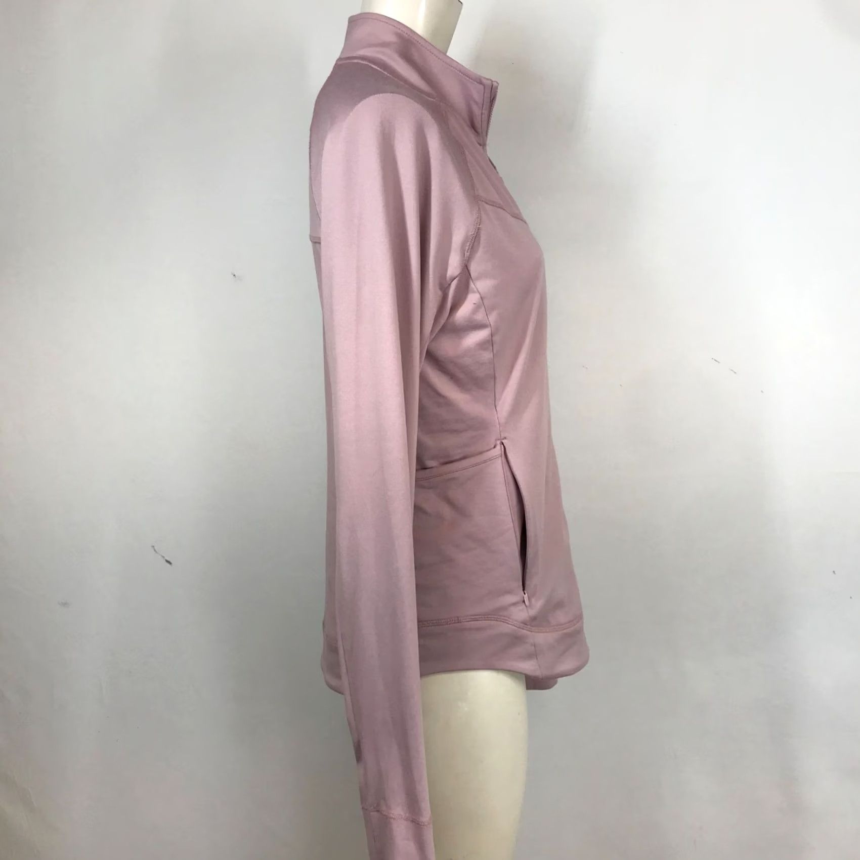 Vintage TITLE NINE WOMEN'S S S PINK LONG SLEEVE FULL ZIP LIGHTWEIGHT JACKET Size S / US 4 / IT 40 - 4 Thumbnail