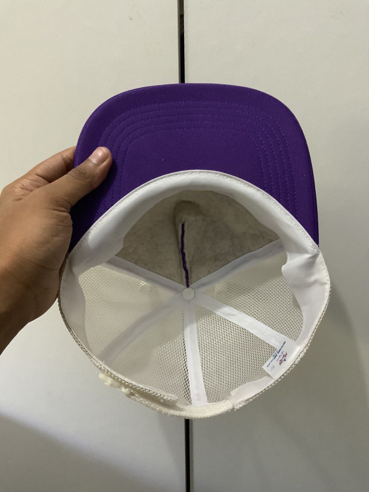 Japanese Brand Vintage Kasukabe Track & Field Trucker Hat Size ONE SIZE - 7 Thumbnail