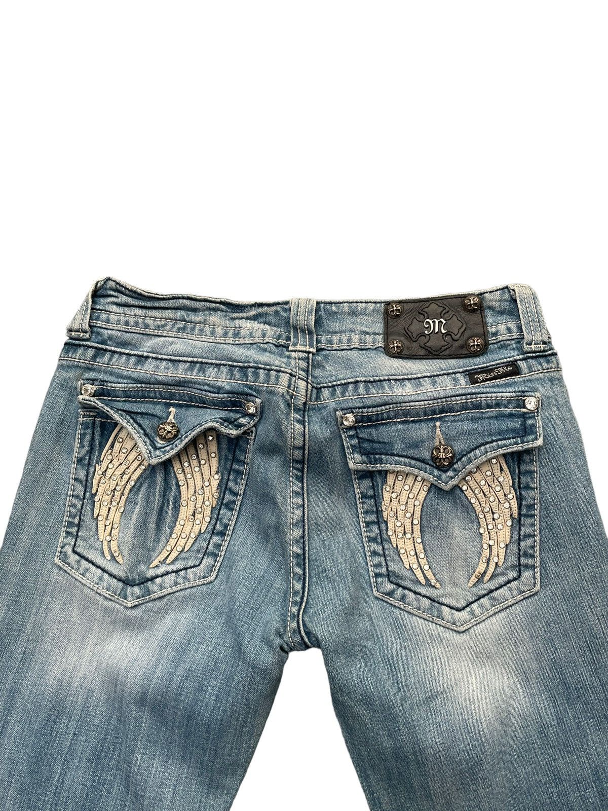 Designer × Miss Me Miss Me Flare Distresed Denim Size 32" / US 10 / IT 46 - 9 Thumbnail