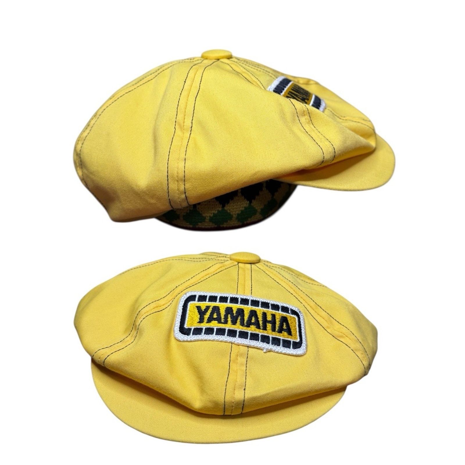 Yamaha 70s Yamaha Newsboy Flat Hat Motorycle Racing Motocross Large Size ONE SIZE - 1 Thumbnail