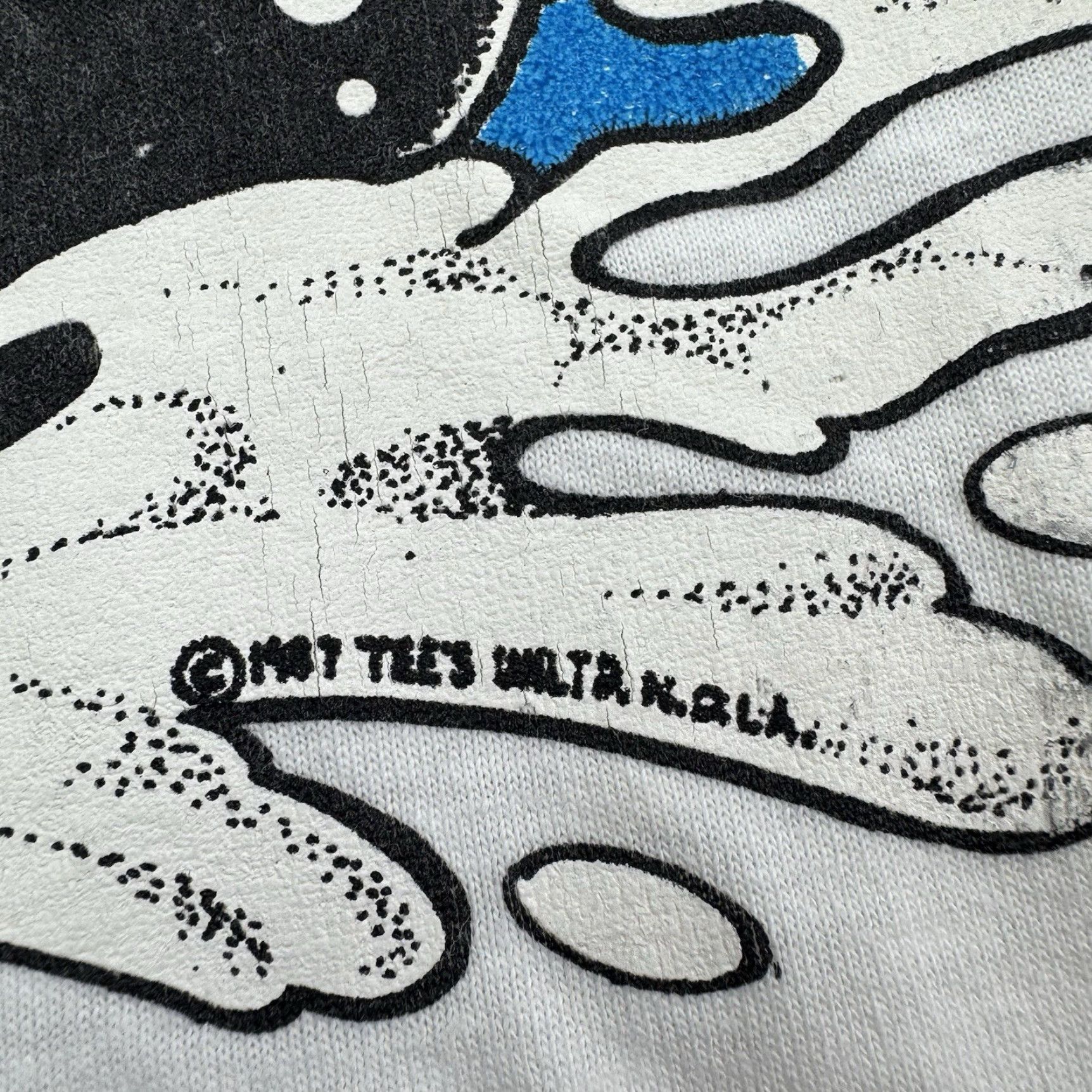Vintage VINTAGE Cajun Tubing T-Shirt Adult Large White Graphic Print Funny 1980s Mens Size US L / EU 52-54 / 3 - 3 Thumbnail