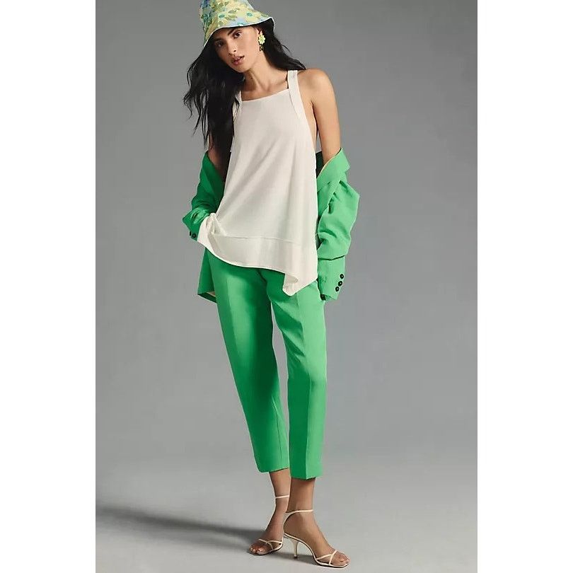 Anthropologie Anthropologie Pilcro Hankey-Hem Swing Tank Tunic Top White M Size M / US 6-8 / IT 42-44 - 2 Thumbnail