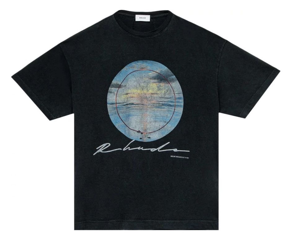 Rhude Rhude Sunset Tee Black Size US XL / EU 56 / 4 - 1 Thumbnail