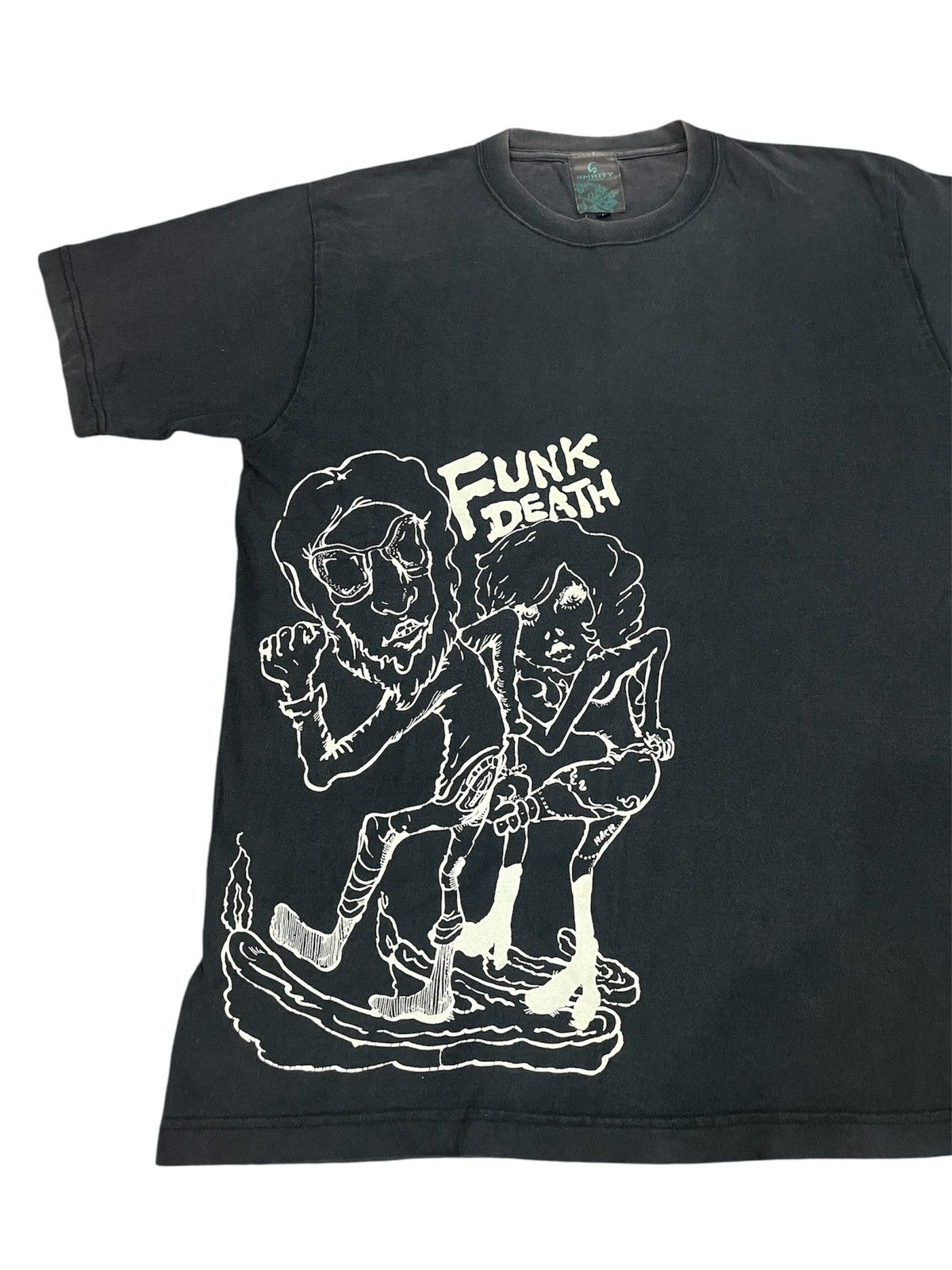 Hysteric Glamour 🔥 FUNK DEATH PUNK SUNFADED TRAVIS SCOTT STYLE TEE Size US L / EU 52-54 / 3 - 3 Thumbnail