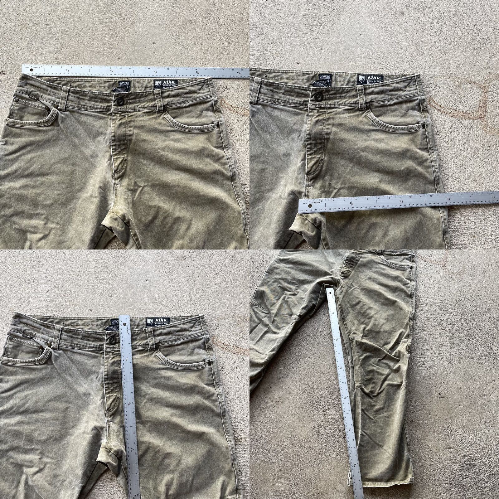 Vintage Kuhl Rydr Pants Mens 38x30 Brown Canvas Straight Work Hike Size US 38 / EU 54 - 8 Thumbnail