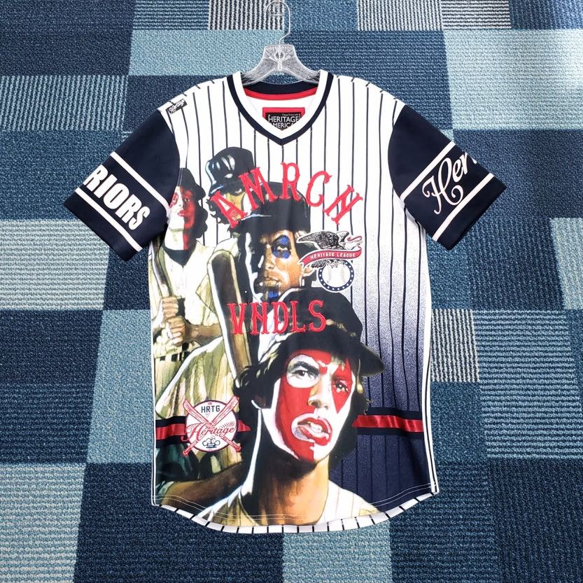 Vintage Heritage America T Shirt Mens L Baseball Jersey Tee Vandals Amrcn Size US L / EU 52-54 / 3 - 1 Thumbnail