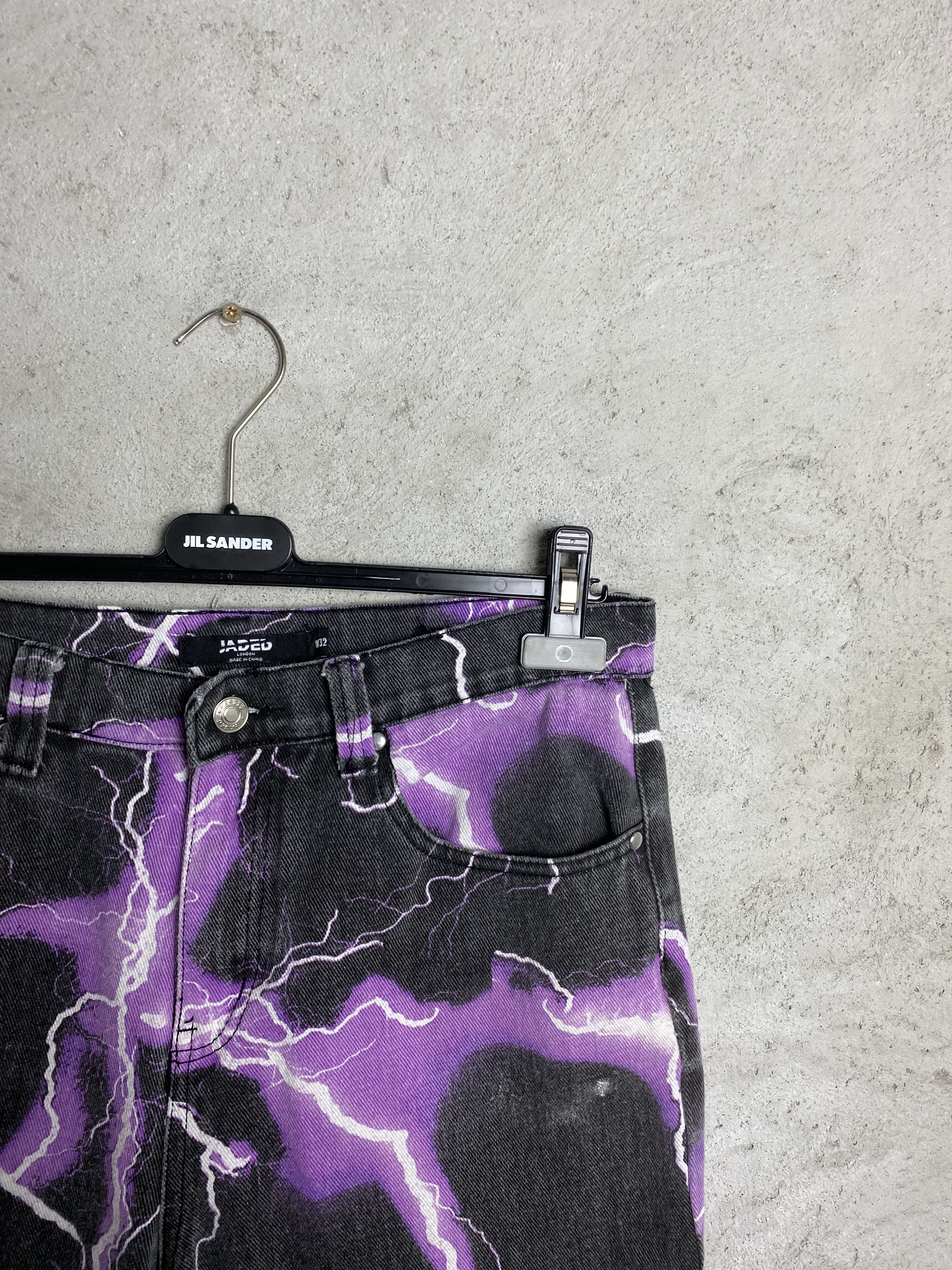 Jaded London Jaded London lightning pants denim y2k 00s Size US 32 / EU 48 - 2 Thumbnail