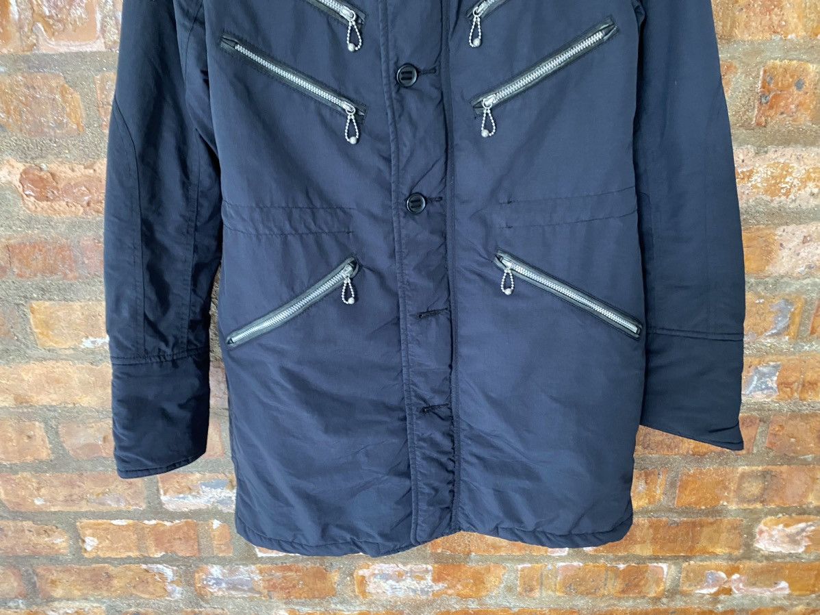 Hysteric Glamour 1990s HYSTERIC Anarchy Multizipper leather trim down Jacket Size M / US 6-8 / IT 42-44 - 4 Thumbnail