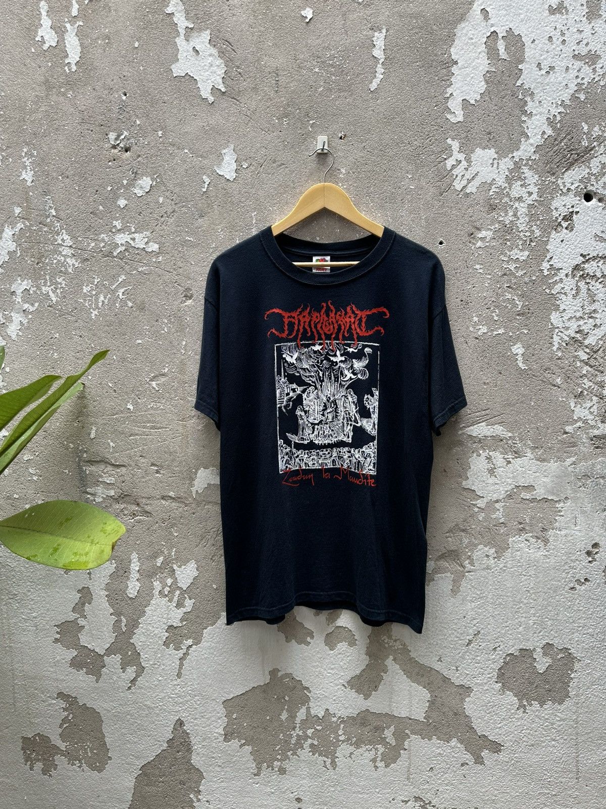 Band Tees Vintage Arphaxat French Black Metal Band Tees Size US L / EU 52-54 / 3 - 1 Thumbnail