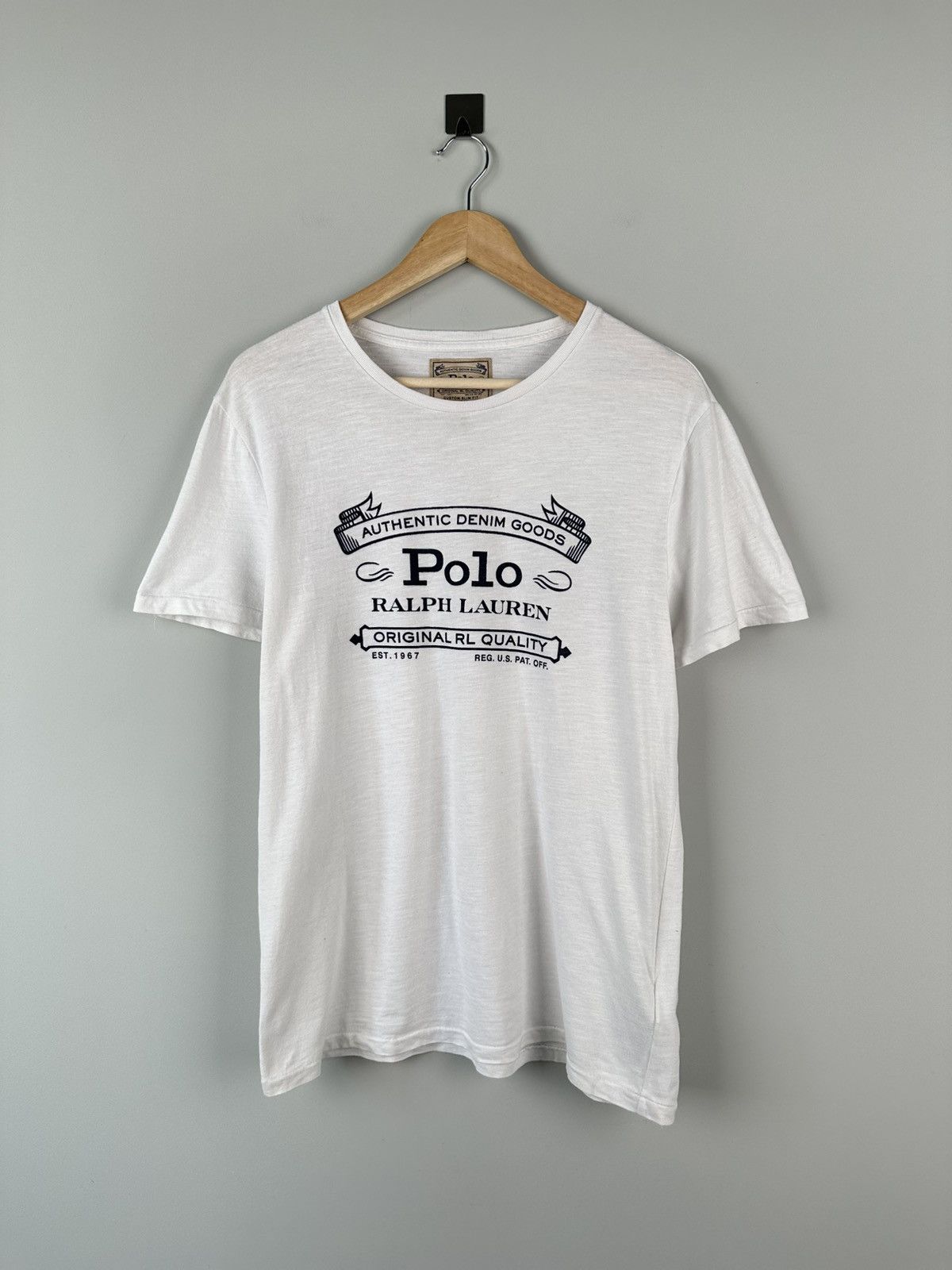 Polo Ralph Lauren Polo Ralph Lauren Streetwear Box Logo Tee Size US M / EU 48-50 / 2 - 2 Thumbnail