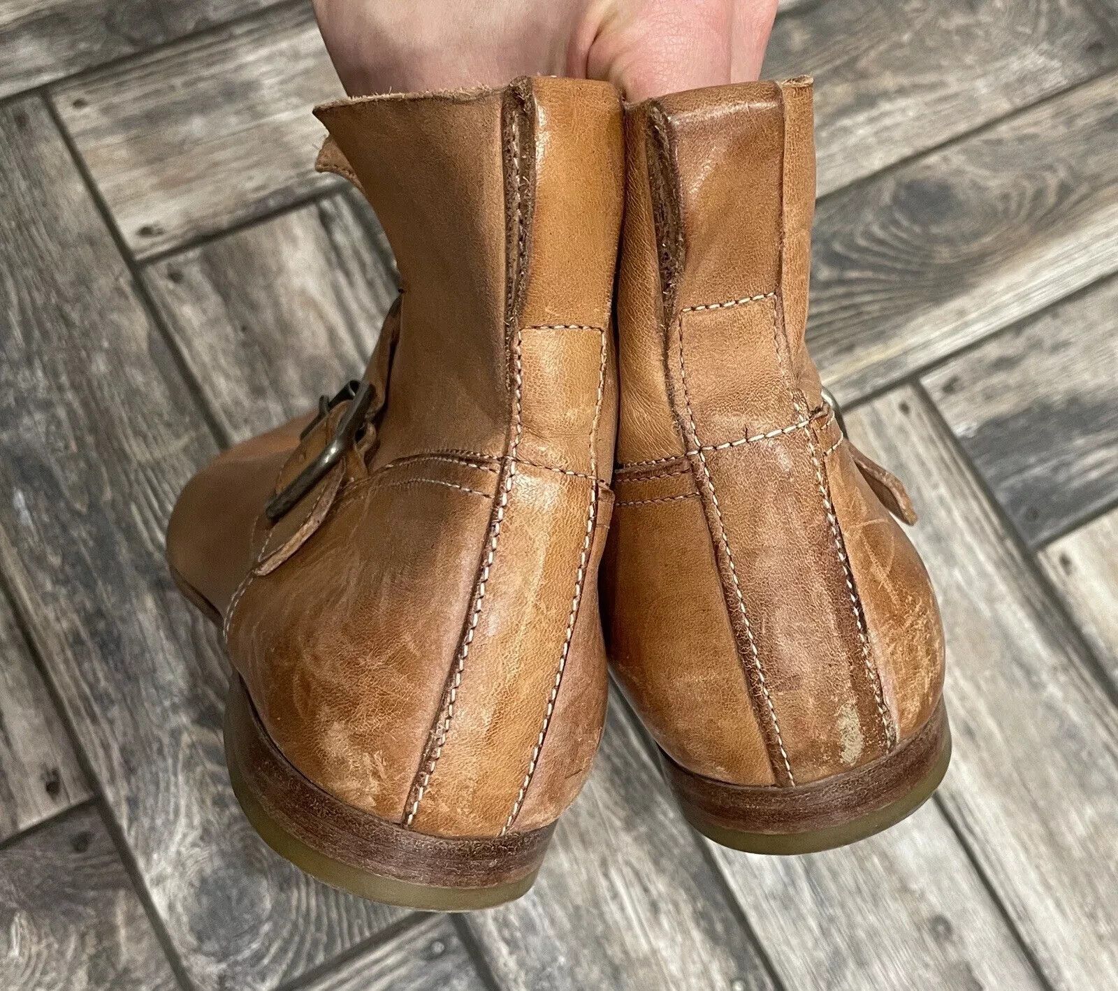 MoMA MOMA WOMENS ANKLE BOOTS SHOES LEATHER BROWN Size 40 Size US 10 / IT 40 - 6 Thumbnail