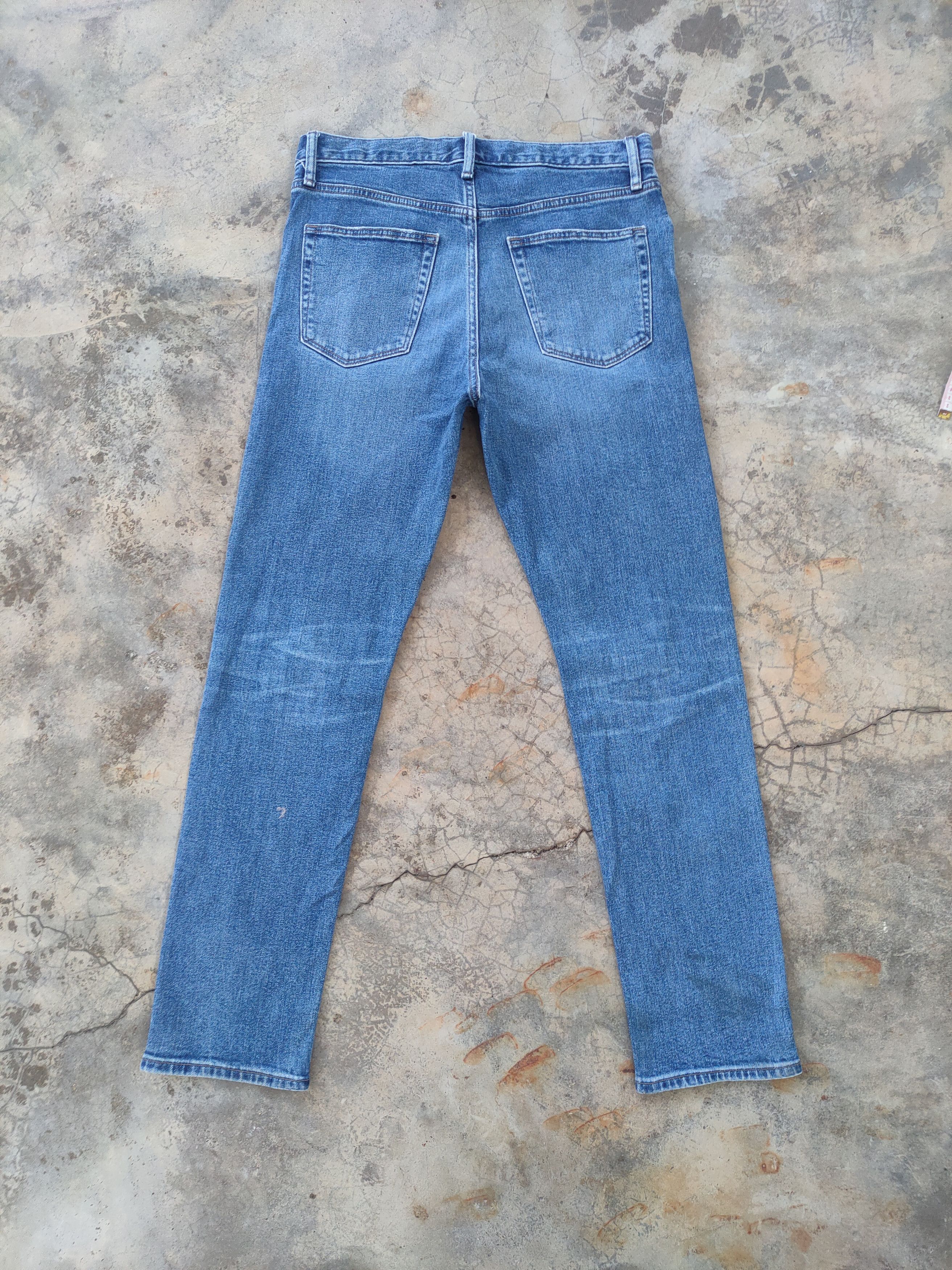 Japanese Brand W32 VINTAGE JAPANESE SKINNY FADED DISTRESSED JEANS PANTS Size US 32 / EU 48 - 9 Thumbnail