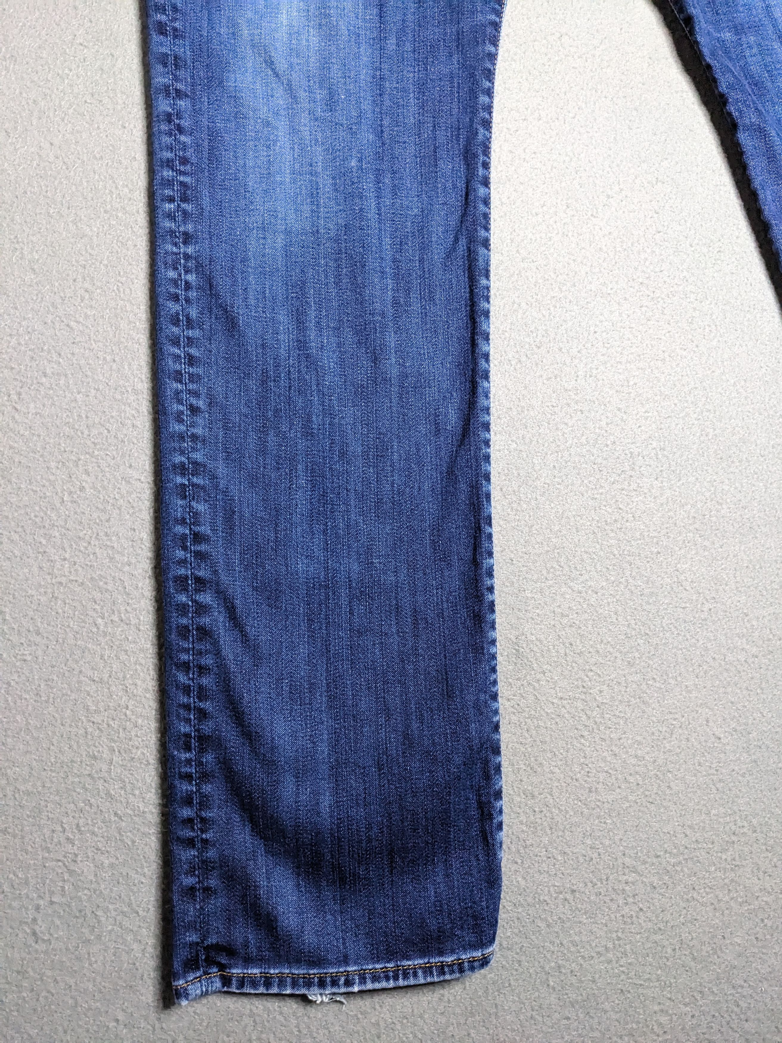 7 For All Mankind 7 For All Mankind Straight Luxe Performance Jeans 35x33 Size US 35 - 2 Thumbnail