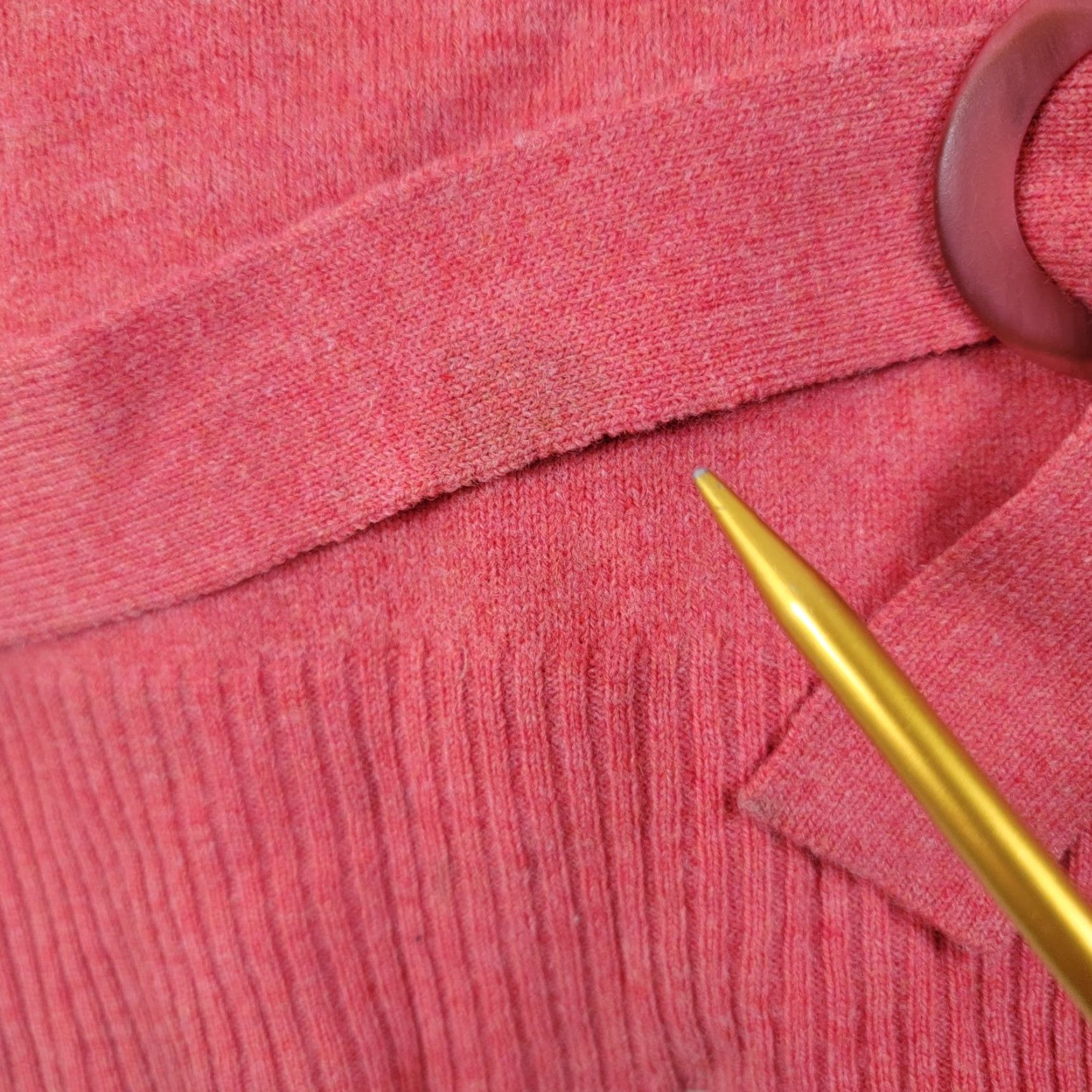 Vintage VINTAGE St Michael Sweater Shirt Womens 14 Pink 1960s Wool Blend Long Sleeve Mohair Lambswool Business Size XL / US 12-14 / IT 48-50 - 5 Thumbnail