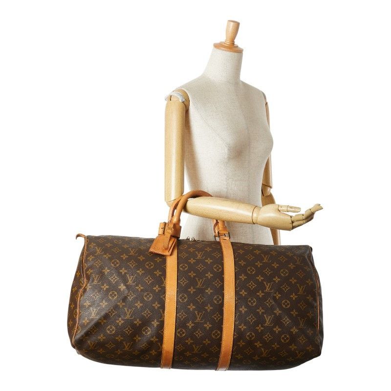 Louis Vuitton Louis Vuitton Monogram Keepall 55 Boston Bag M41424 Size ONE SIZE - 16 Thumbnail