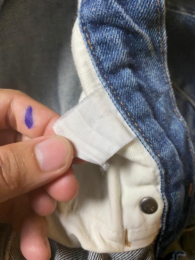 Japanese Brand Unique Clothing Warehouse Distressed Jeans (149) Size US 35 - 5 Thumbnail