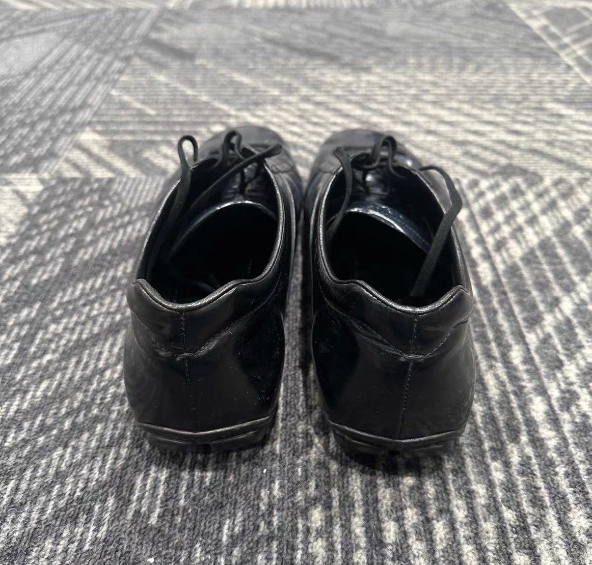 Prada Prada Black & Blue Racing Leather Shoes J42 Size US 7 / EU 40 - 3 Thumbnail