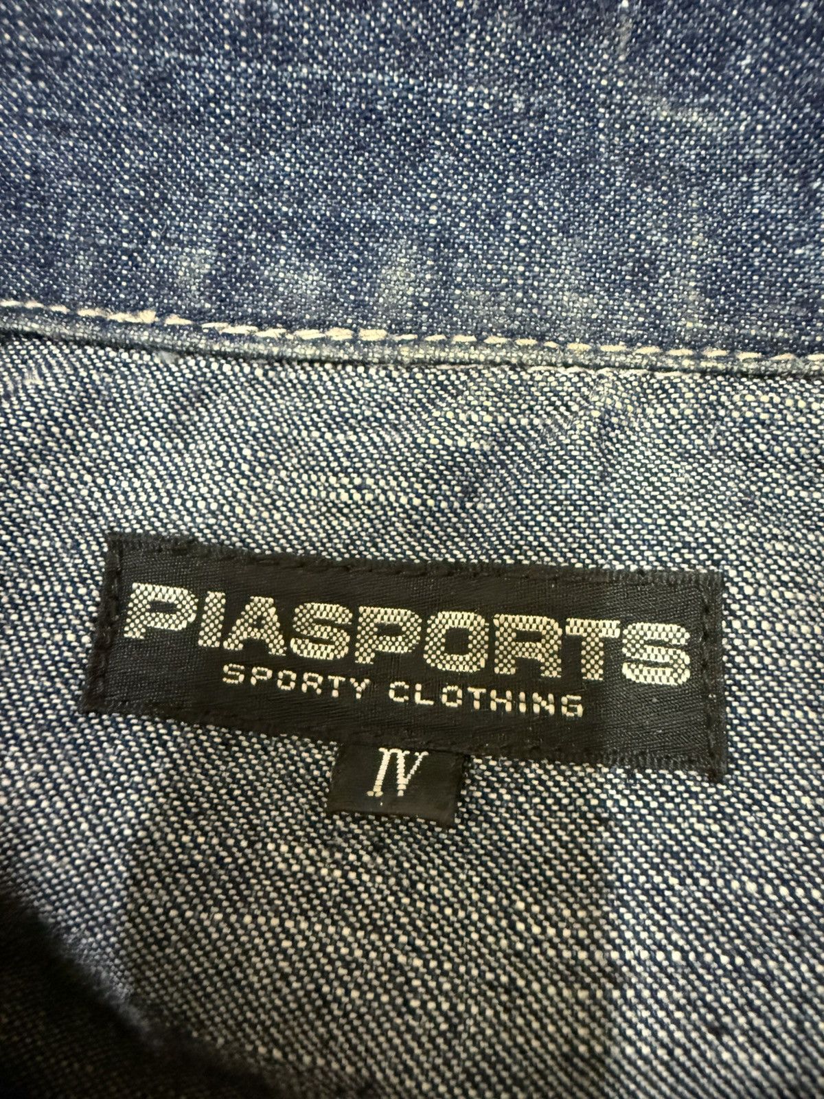 Japanese Brand Piasports Sporty Clothing Denim Jacket Size US M / EU 48-50 / 2 - 7 Thumbnail