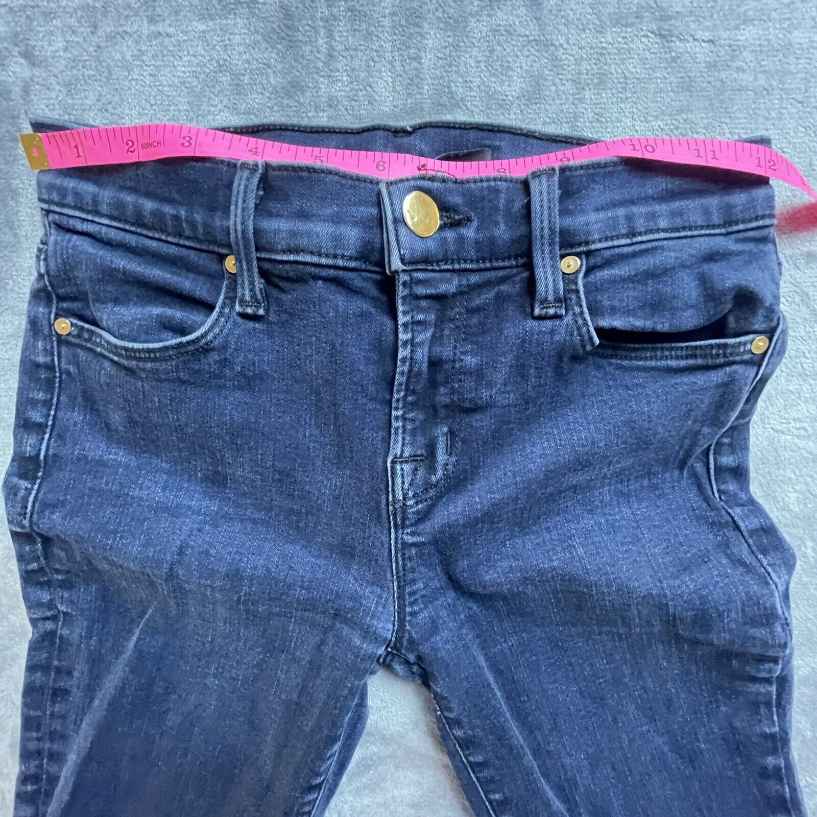 J Brand J Brand Jeans Womens 25 Cropped Skinny Blue Mercy Distressed Size 25" / US 0 / IT 36 - 7 Thumbnail