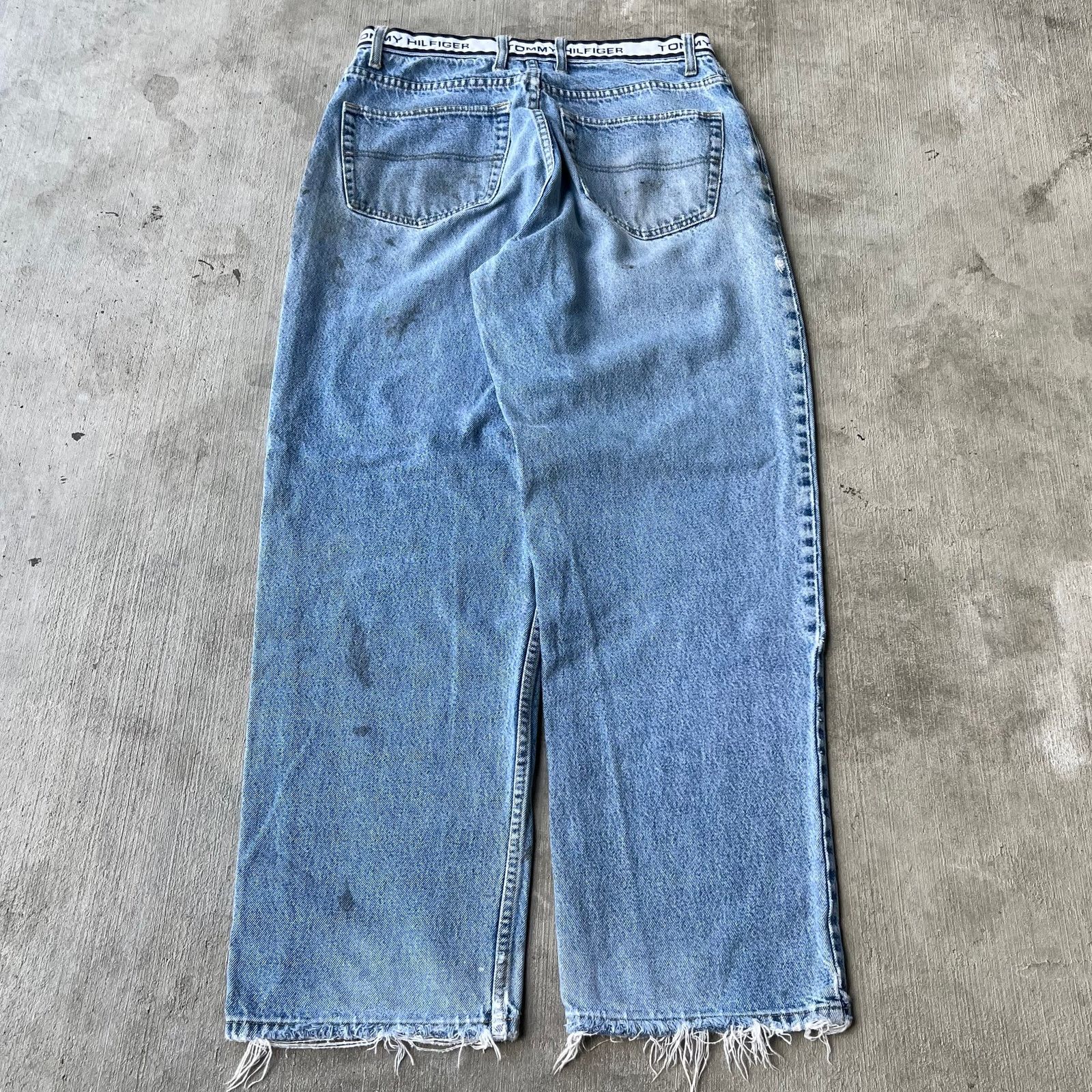 Vintage Y2K Tommy Hilfiger blue denim jeans pants