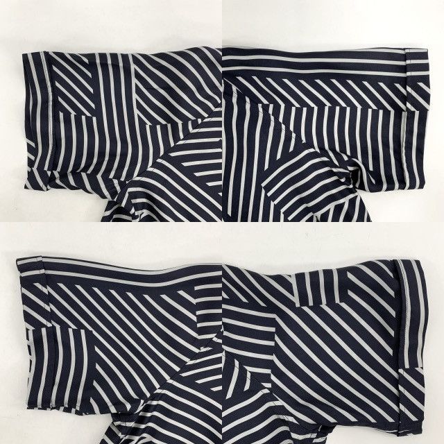 Fendi Fendi Silk FF Logo Geometric Stipe Pattern Shirt FS0795 #38 Size US M / EU 48-50 / 2 - 10 Thumbnail
