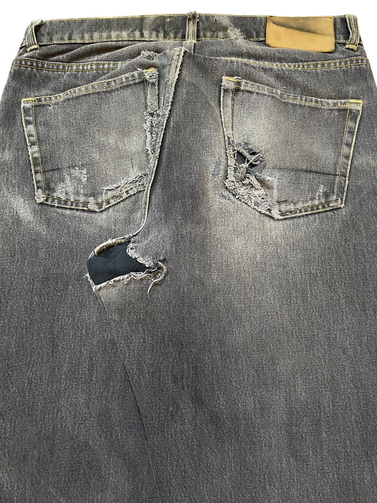 Palace Vintage Usa Palace Jeans Faded Wash Distress Baggy Jeans Size US 31 - 6 Thumbnail