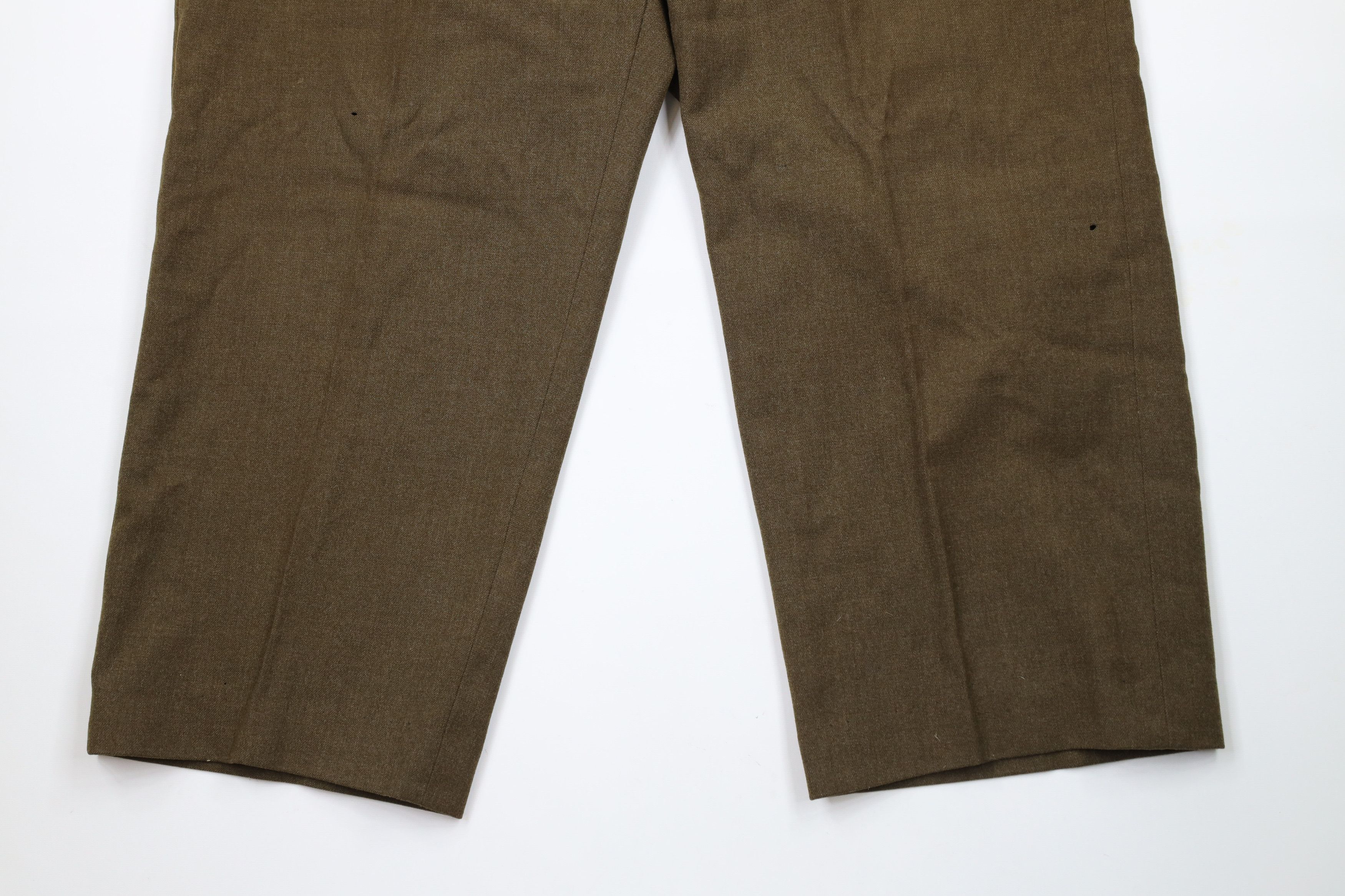Vintage Vintage 50s Military Korean War Wool Field Trousers Pants Size US 40 / EU 56 - 4 Thumbnail