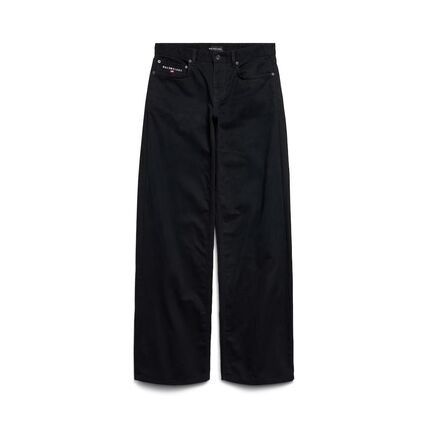 Balenciaga wide leg baggy pants black Size US 32 / EU 48 - 1 Thumbnail