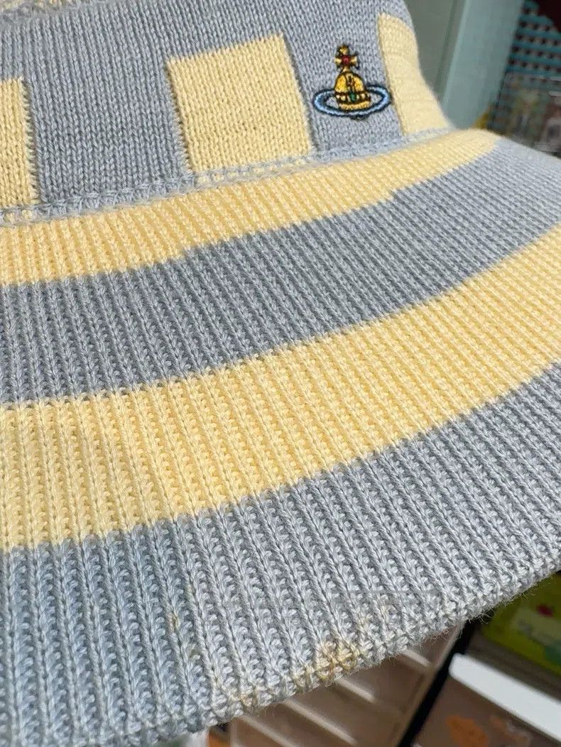 Vivienne Westwood Vivienne Westwood Vintage Saturn Striped Fisherman's Cap Size ONE SIZE - 7 Thumbnail