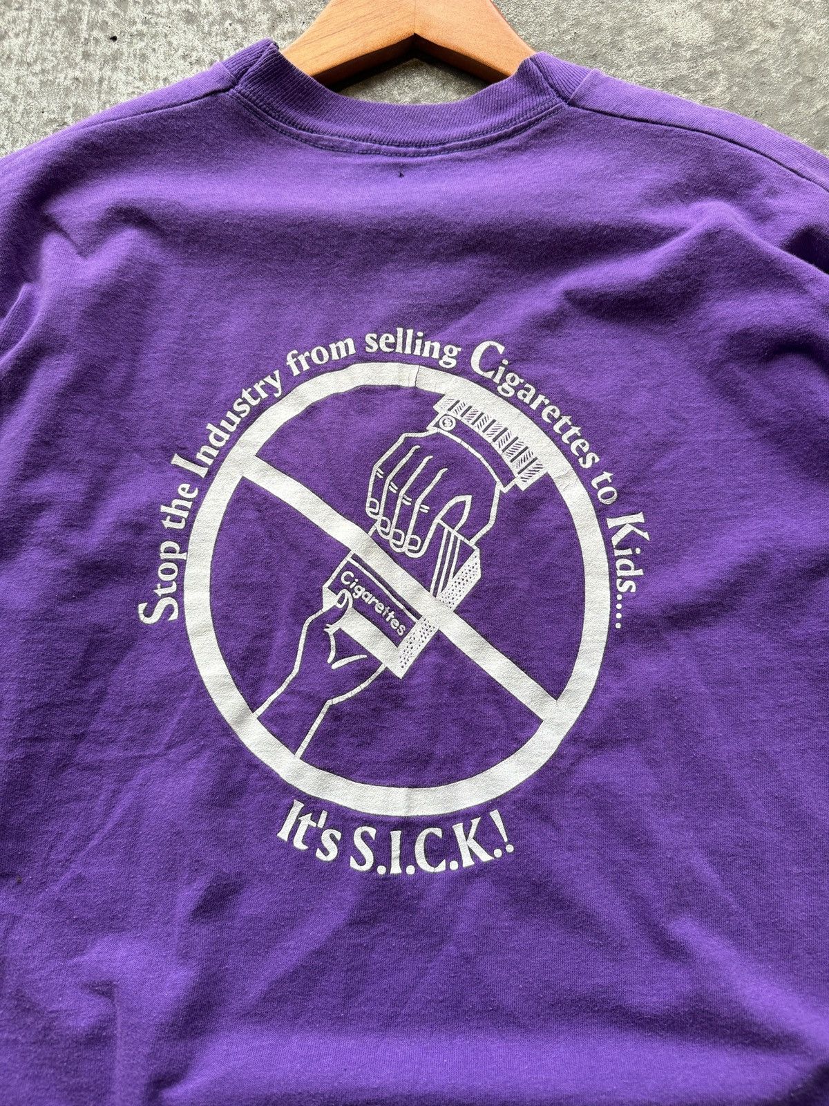 Japanese Brand × Vintage Vintage 1990s anti cigarettes for children promo t shirt Size US XL / EU 56 / 4 - 4 Thumbnail