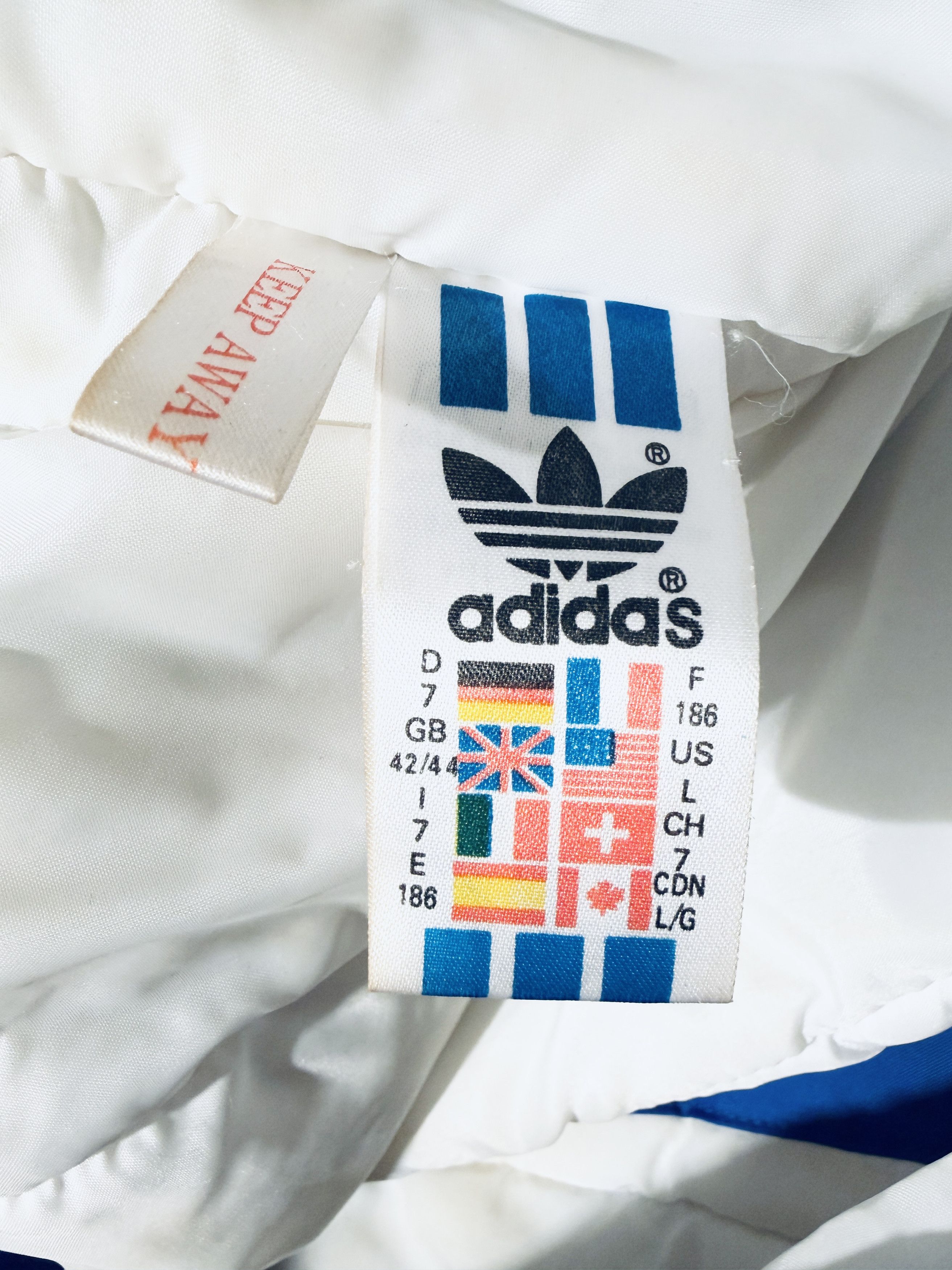 Adidas Rangers Manager´s Bench Coat 1995 / 1996 Size US XL / EU 56 / 4 - 9 Thumbnail